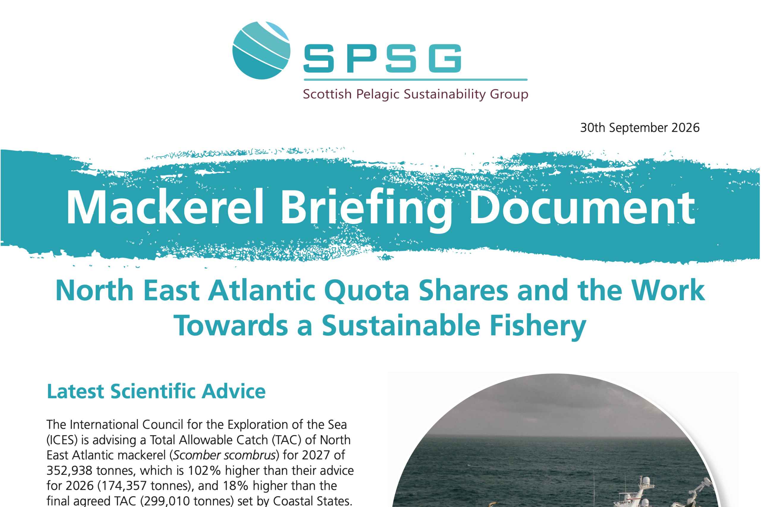 Mackerel Briefing Document updated